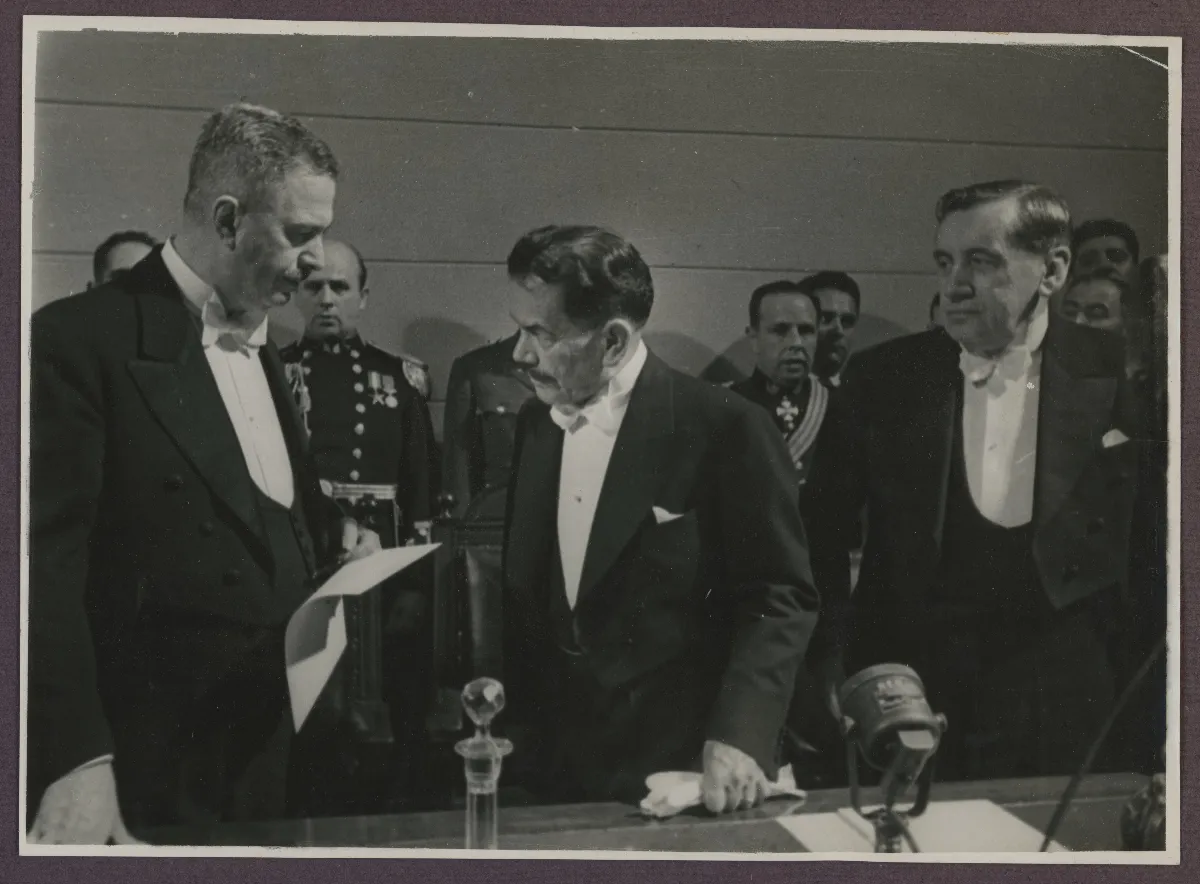 Juramento de Ascensión de Pedro Aguirre Cerda — Santiago — 1938 | Chile de Ayer