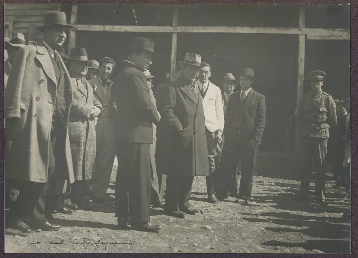 Acto oficial presidencial en Pitrufquén — Pitrufquén — 1939 | Chile de Ayer