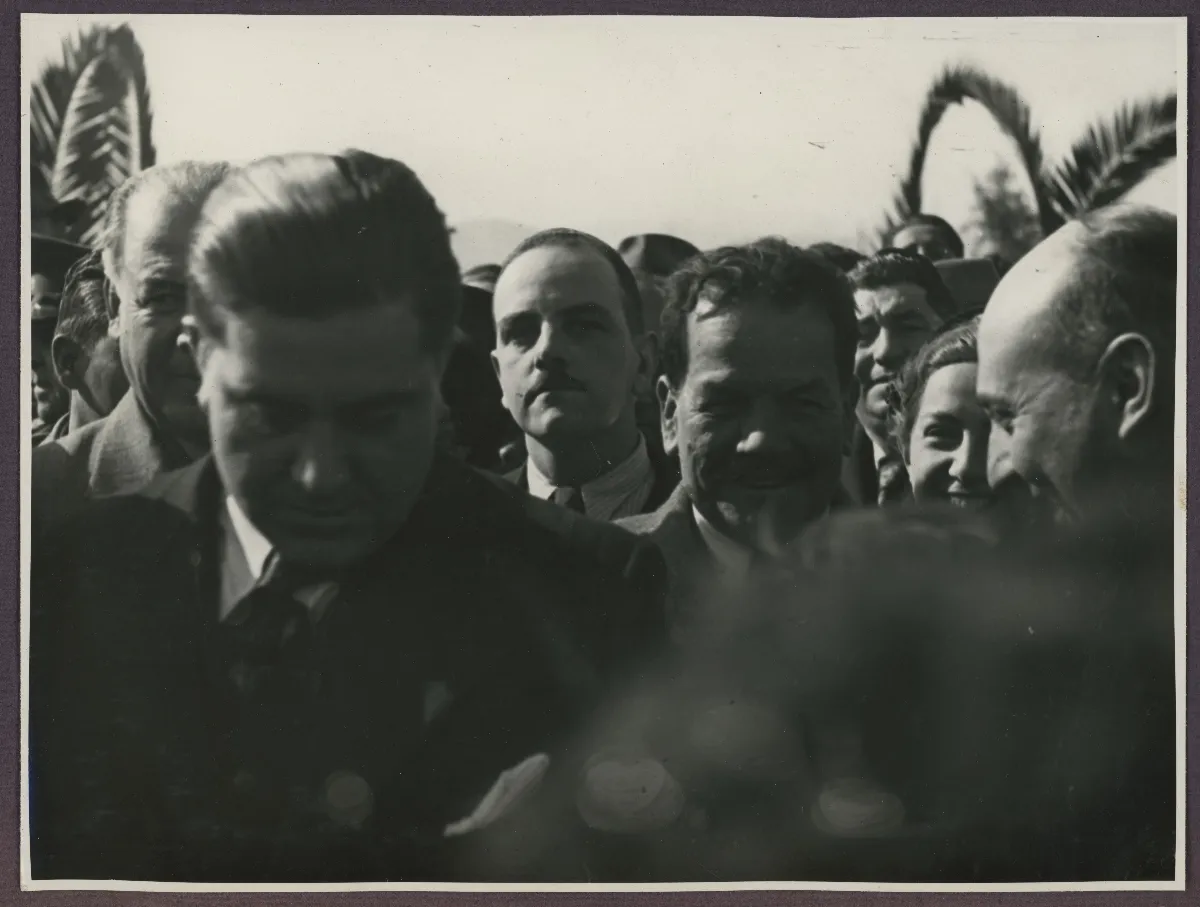 Autoridades civiles en acto oficial presidencial de zona norte — aprox. 1939 | Chile de Ayer
