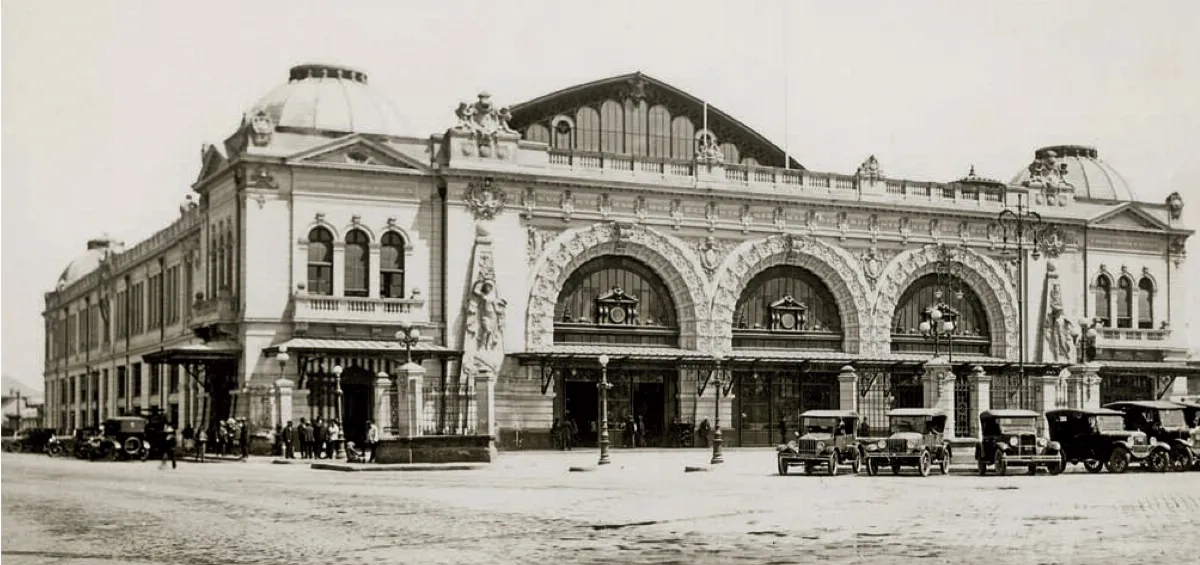 Estación Mapocho, Santiago durante el año 1920 — Estación Mapocho — 1920 | Chile de Ayer
