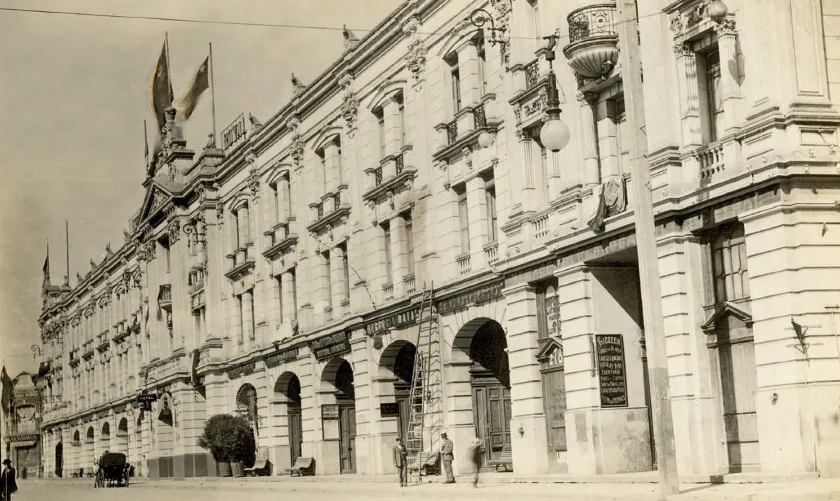 Portal Edwards, Santiago año 1910 — Portal Edwards — 1910 | Chile de Ayer