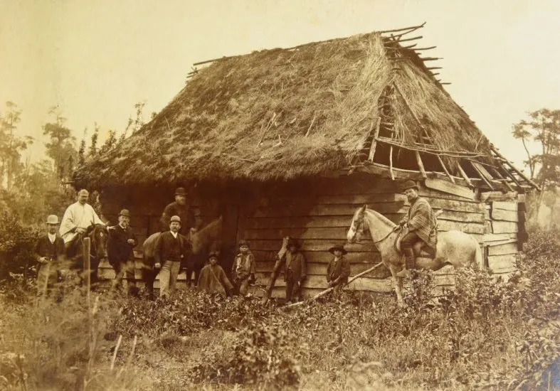 Camino a Puerto Montt, 1893. — 1893 | Chile de Ayer