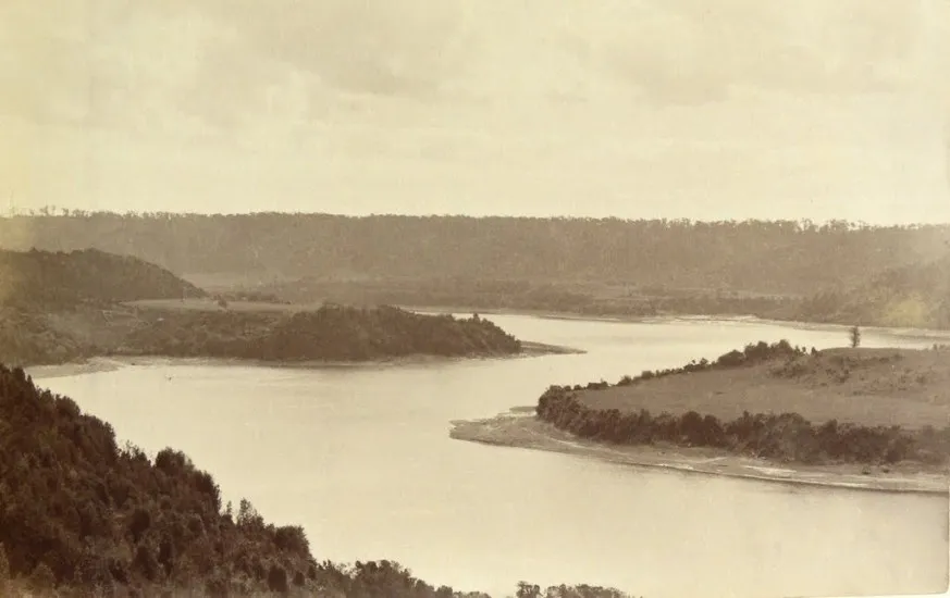 Canal Tenglo en 1893. — 1893 | Chile de Ayer