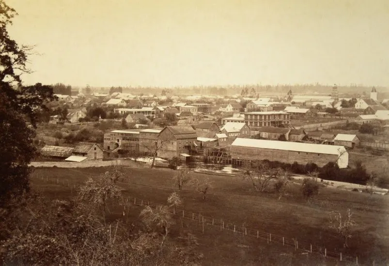 Osorno desde Altos de Pilauco, 1893. — 1893 | Chile de Ayer