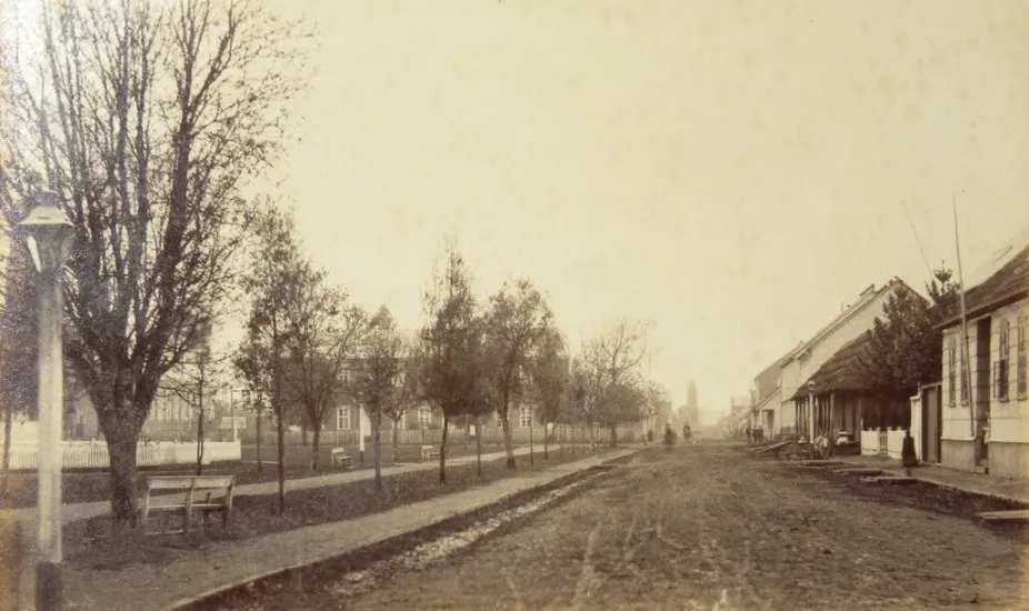 Osorno, Calle Mackenna, 1893. — 1893 | Chile de Ayer