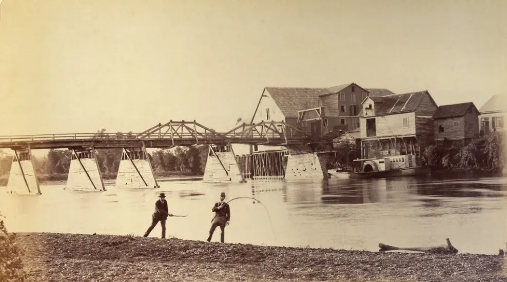 Osorno, Puente San Pedro, 1893. — 1893 | Chile de Ayer
