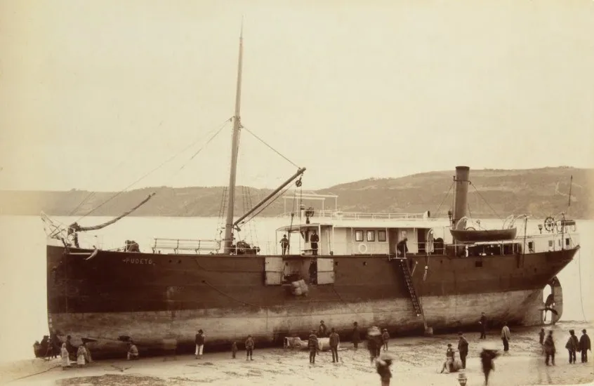 Vapor Pudeto, Castro 1893. — 1893 | Chile de Ayer