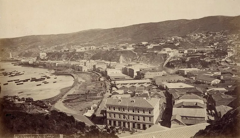 Valparaíso ca. 1877 — Valparaíso — 1870 | Chile de Ayer