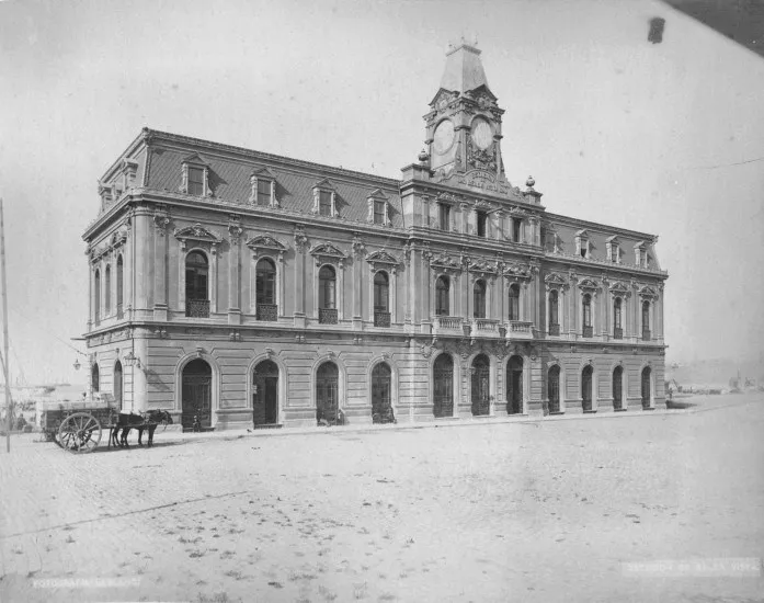 Estación Bellavista de Valparaíso, 1888 — 1888 | Chile de Ayer