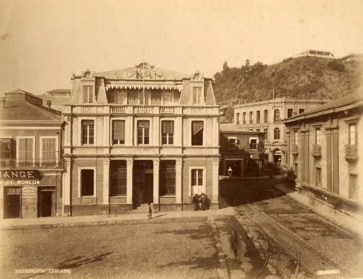 Correos de Valparaíso en 1888 — 1888 | Chile de Ayer