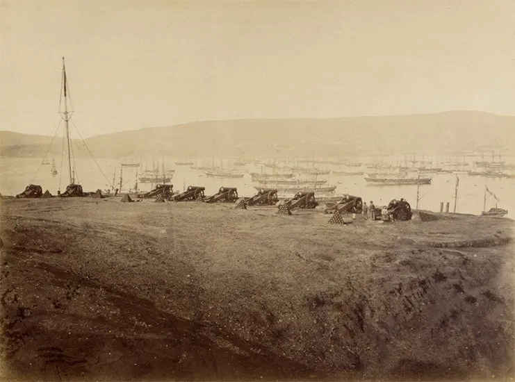 Cerro Artillería de Valparaíso, ca 1870 — 1870 | Chile de Ayer