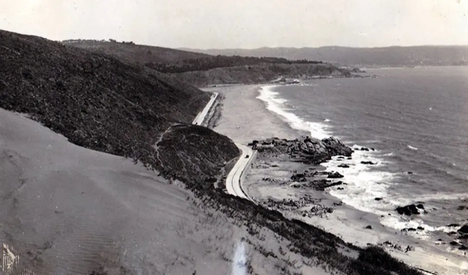 Playa de Reñaca en 1920 — Playa de Reñaca — 1920 | Chile de Ayer