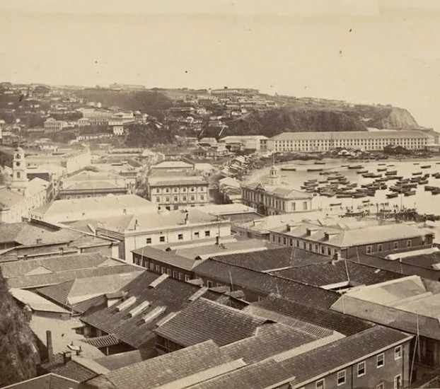 Valparaíso en 1861 — Río Calle Calle — 1861 | Chile de Ayer