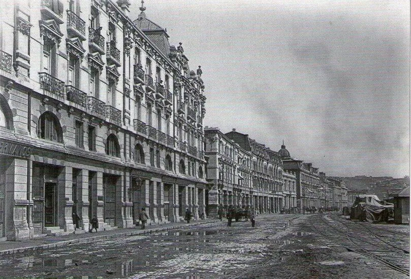 Avenida Errazuriz Valparaíso, 1900 — Estación Bellavista — 1900 | Chile de Ayer