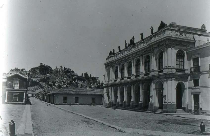 Teatro Municipal de Santiago, 1880 — Teatro Municipal — 1880 | Chile de Ayer