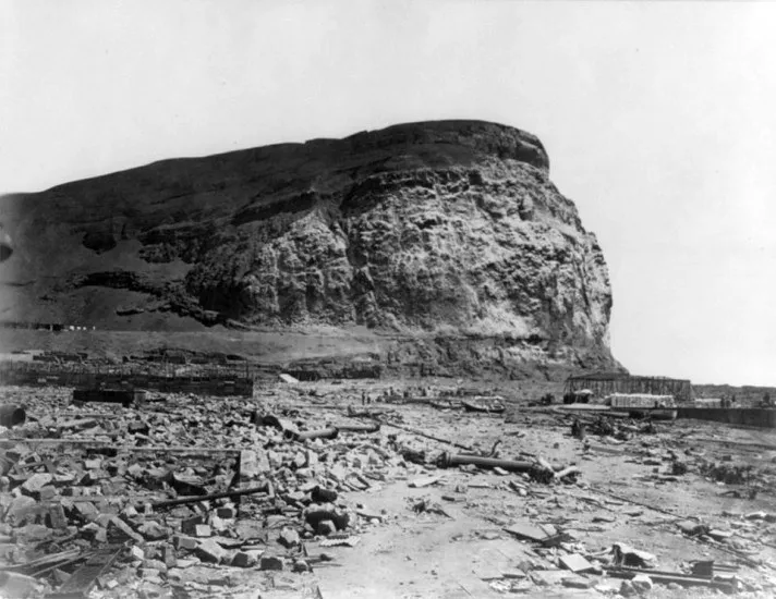 Morro de Arica en 1868 — 1868 | Chile de Ayer