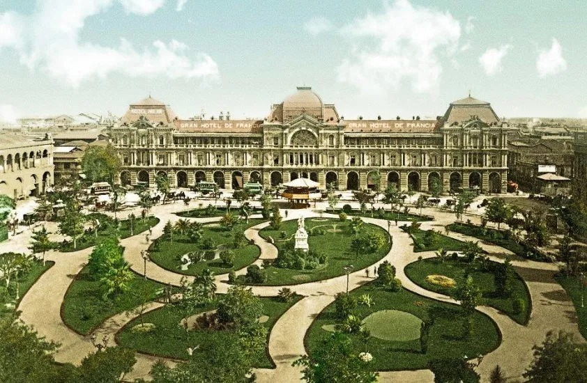 Plaza de Armas de Santiago de 1893 — 1893 | Chile de Ayer