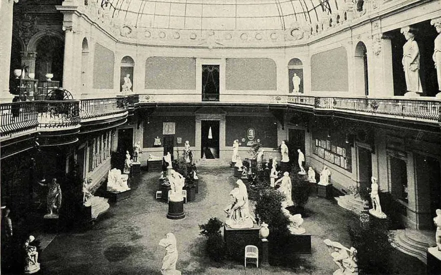 Museo Nacional de Bellas Artes en 1914. — 1914 | Chile de Ayer
