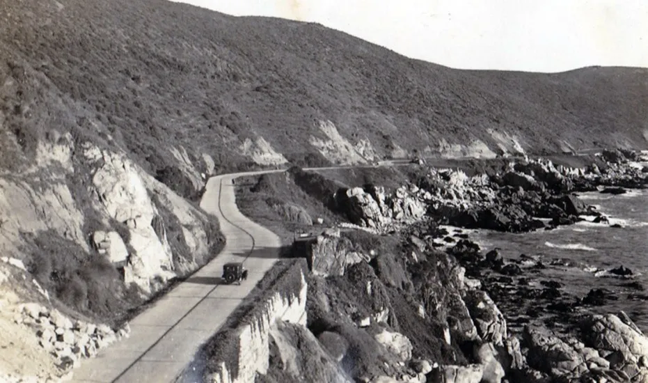 Camino Viña Concón 1920 — 1920 | Chile de Ayer
