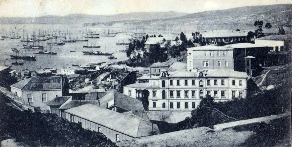 Bahía de Valparaíso, 1899. — 1899 | Chile de Ayer