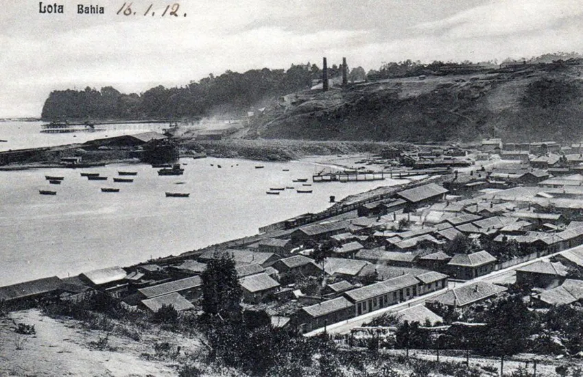 Bahia de Lota en  1912 — Bahía de Lota — 1912 | Chile de Ayer