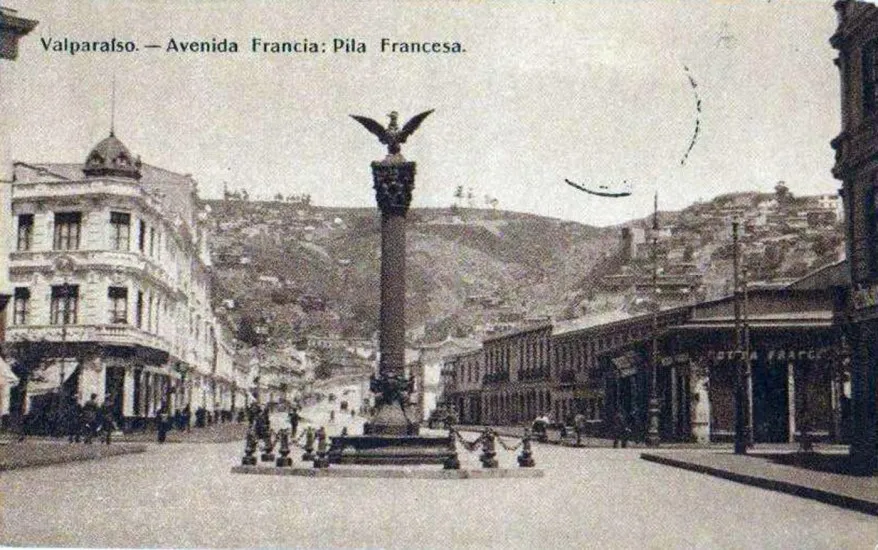 Avda. Francia de Valparaíso, 1910. — 1910 | Chile de Ayer