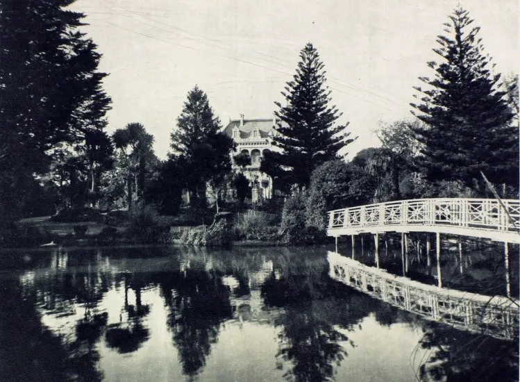 Parque de Lota, Concepción, en 1915 — Parque de Lota — 1915 | Chile de Ayer