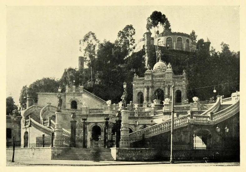 Cerro Santa Lucía en 1906. — 1906 | Chile de Ayer