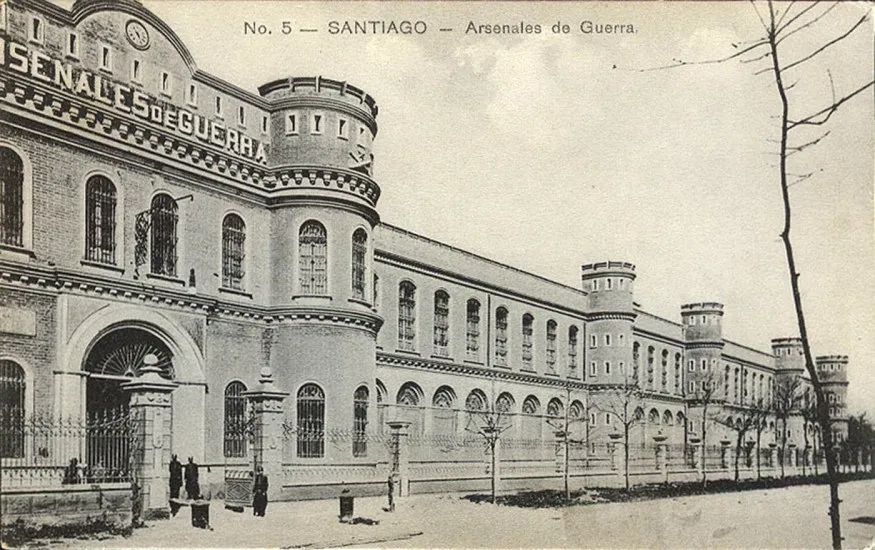 Arsenales de Guerra de Santiago, principios de Siglo XX. — 1900 | Chile de Ayer