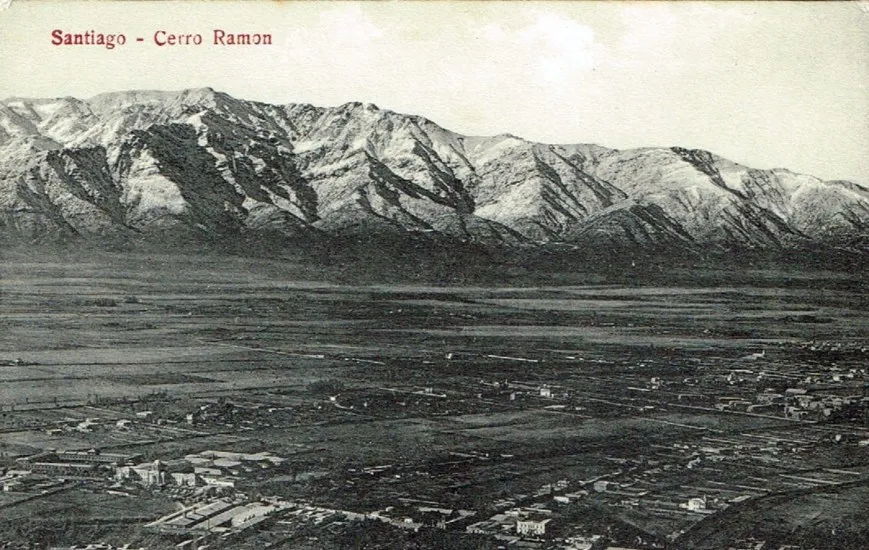 Vista de Santiago, sector Providencia a principios de Siglo XX. — 1900 | Chile de Ayer