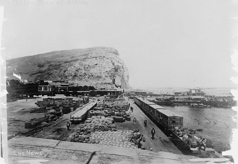 Vista de Arica entre 1908 1919 — 1908 | Chile de Ayer