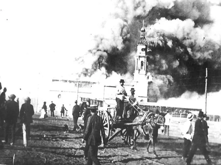 Antigua iglesia misioneros del corazon de María 1912 — 1912 | Chile de Ayer