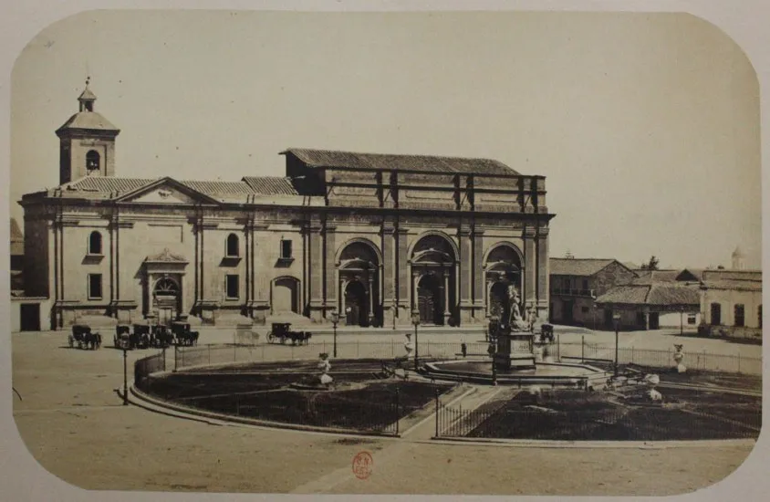 Plaza de Armas de Santiago en 1860 — 1860 | Chile de Ayer