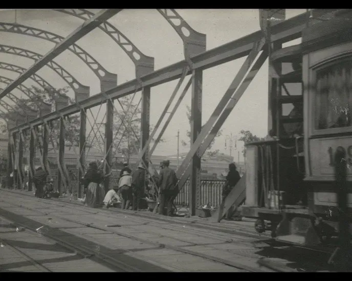 Puente de Los Carros, a principios de Siglo XX — Puente de los Carros — 1900 | Chile de Ayer