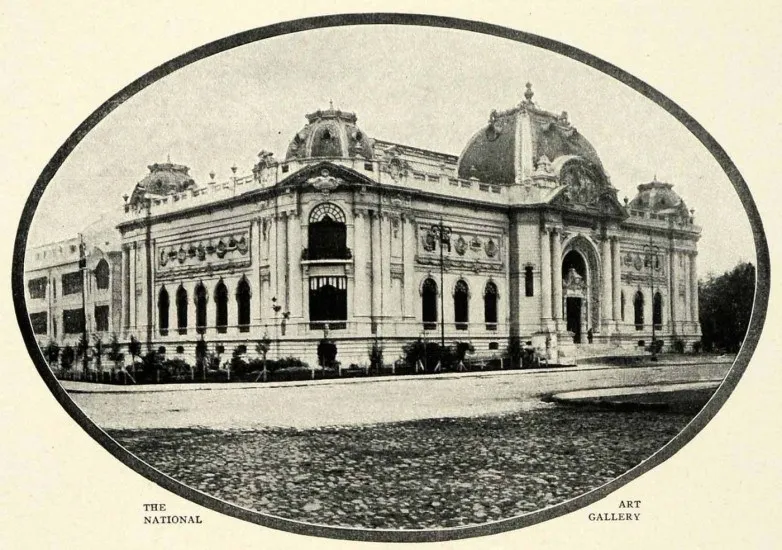 Museo Nacional de Bellas Artes en 1917 — 1917 | Chile de Ayer