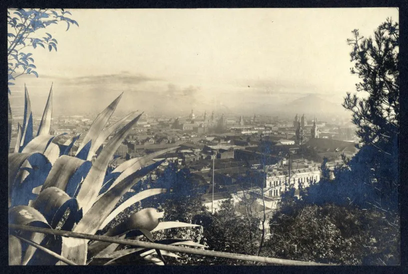 Vista de Santiago desde el cerro Santa Lucía 1906 — 1906 | Chile de Ayer