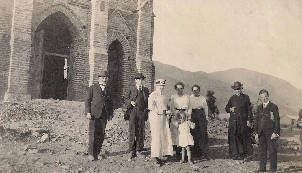 Iglesia Fundo Pullally, Papudo 1917 — Capilla del Fundo Pullally — 1917 | Chile de Ayer