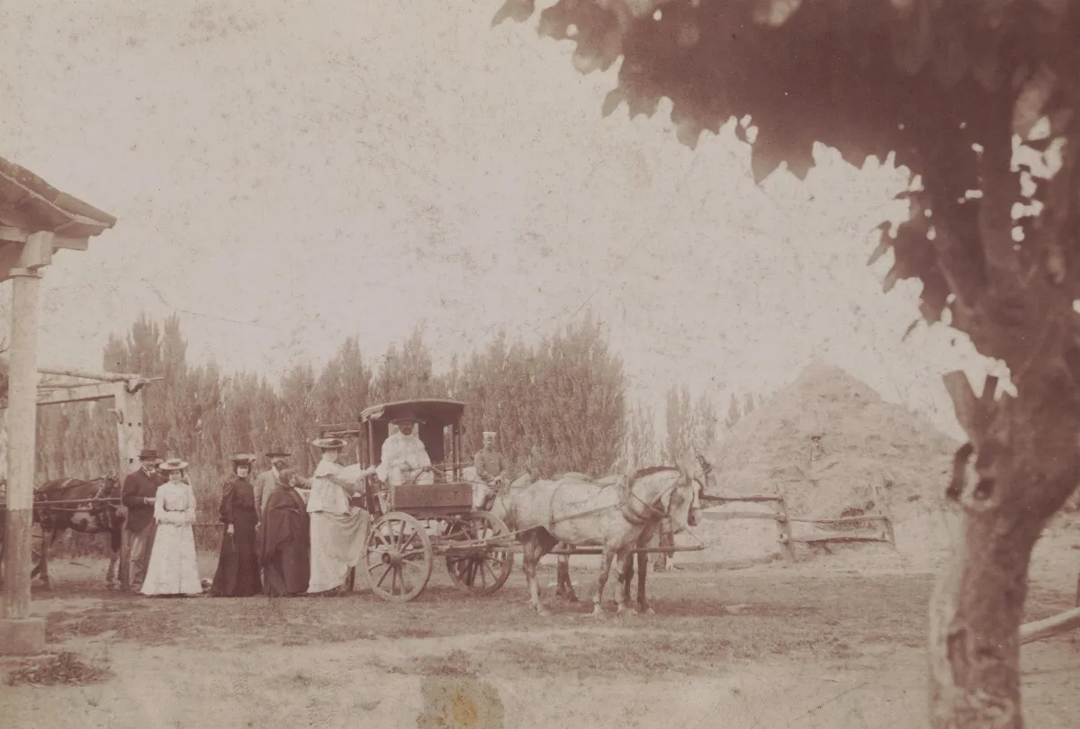 Carruaje en Limache en 1910 — 1910 | Chile de Ayer