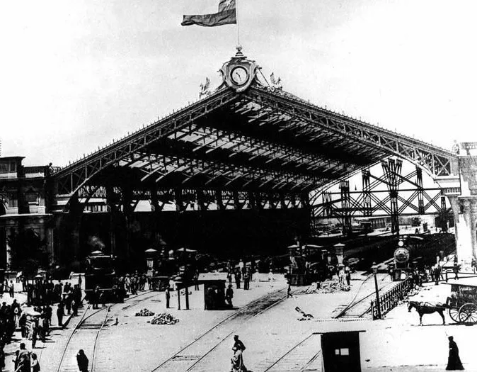 Estación Central en 1897 — Estación Central — 1897 | Chile de Ayer
