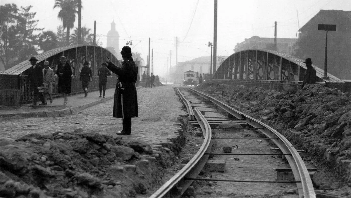 Puente Recoleta, 1922 — Puente Recoleta — 1922 | Chile de Ayer