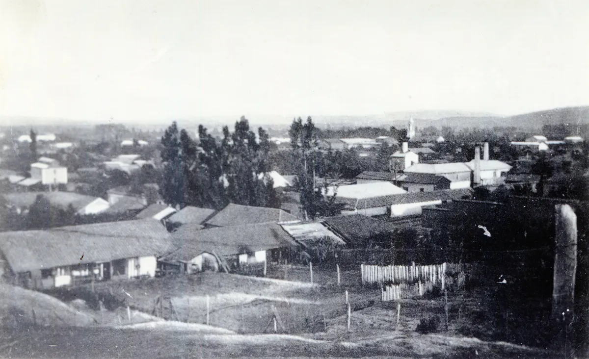 Angol desde el cañón, 1915 — 1915 | Chile de Ayer