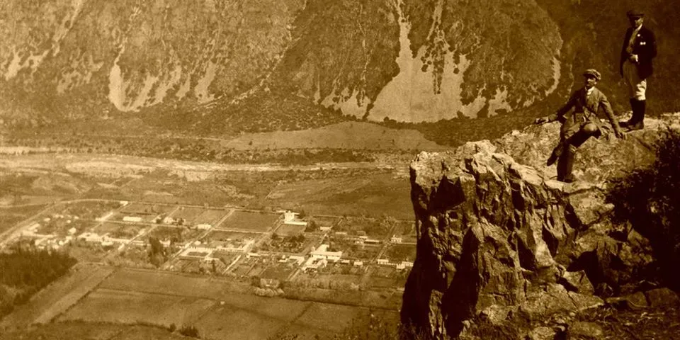 Panorámica de San José de Maipo, 1919 — San José de Maipo — 1919 | Chile de Ayer