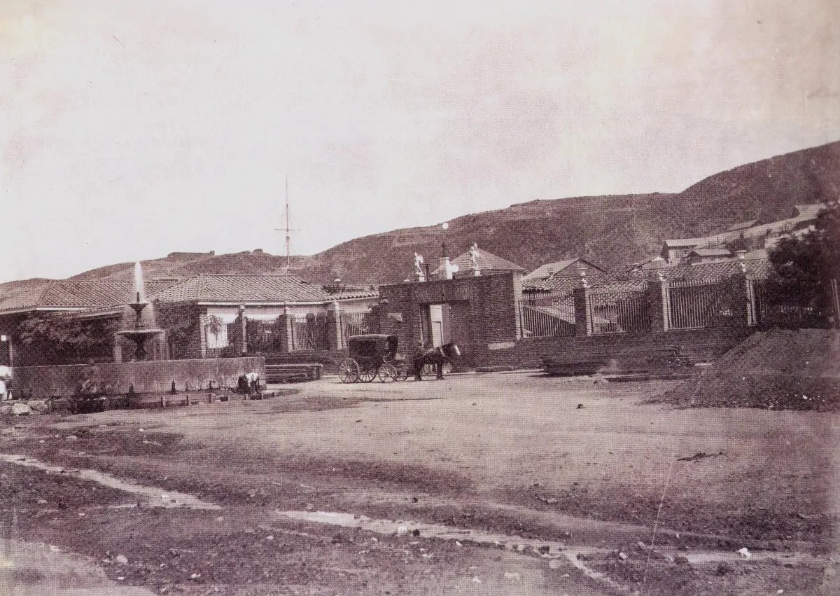 Hospital de Valparaíso año 1864 — Hospital San Juan de Dios — 1864 | Chile de Ayer