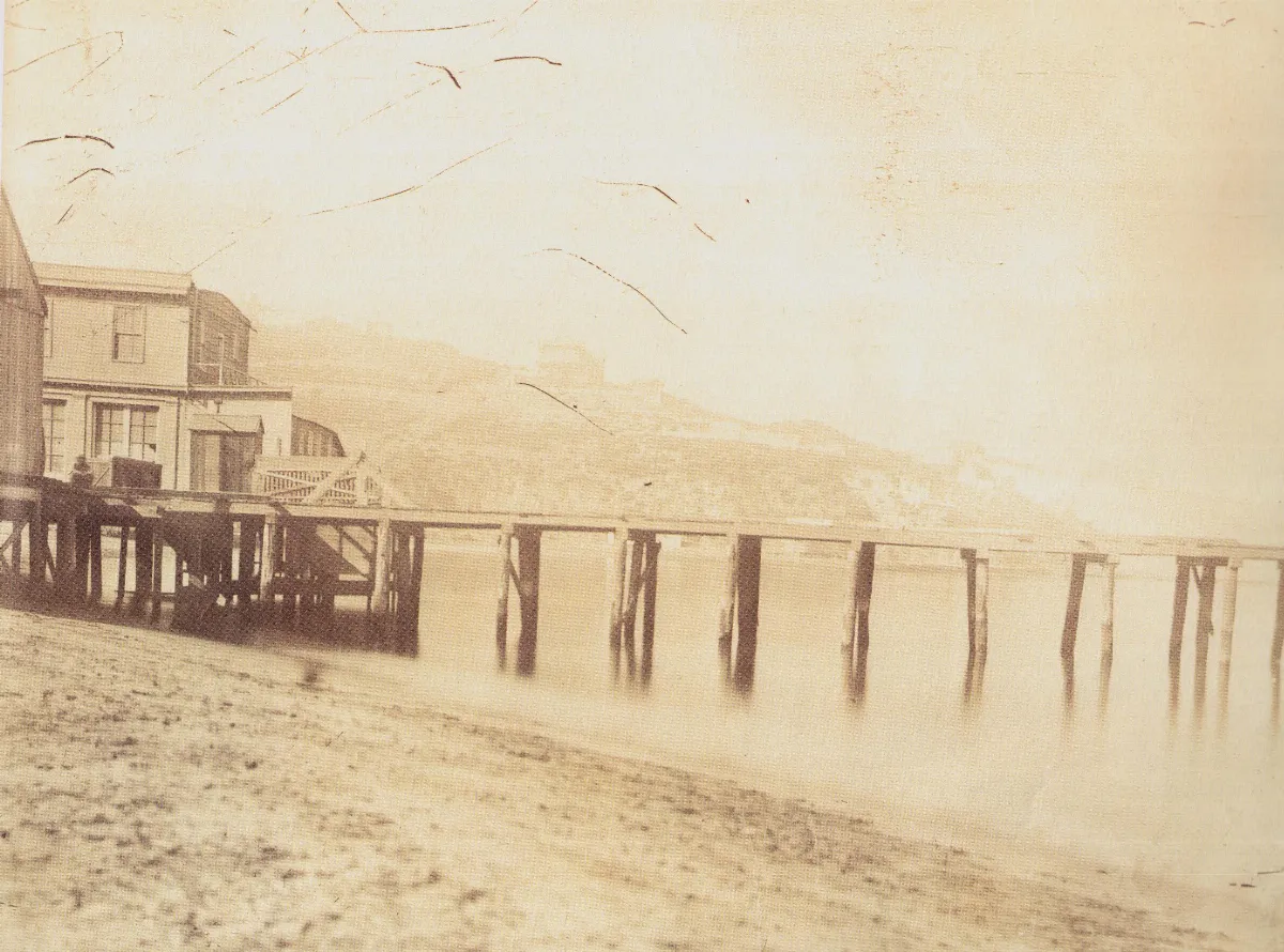 Vista del Balneario de Valparaíso,  1864 — Sector Portales — 1864 | Chile de Ayer