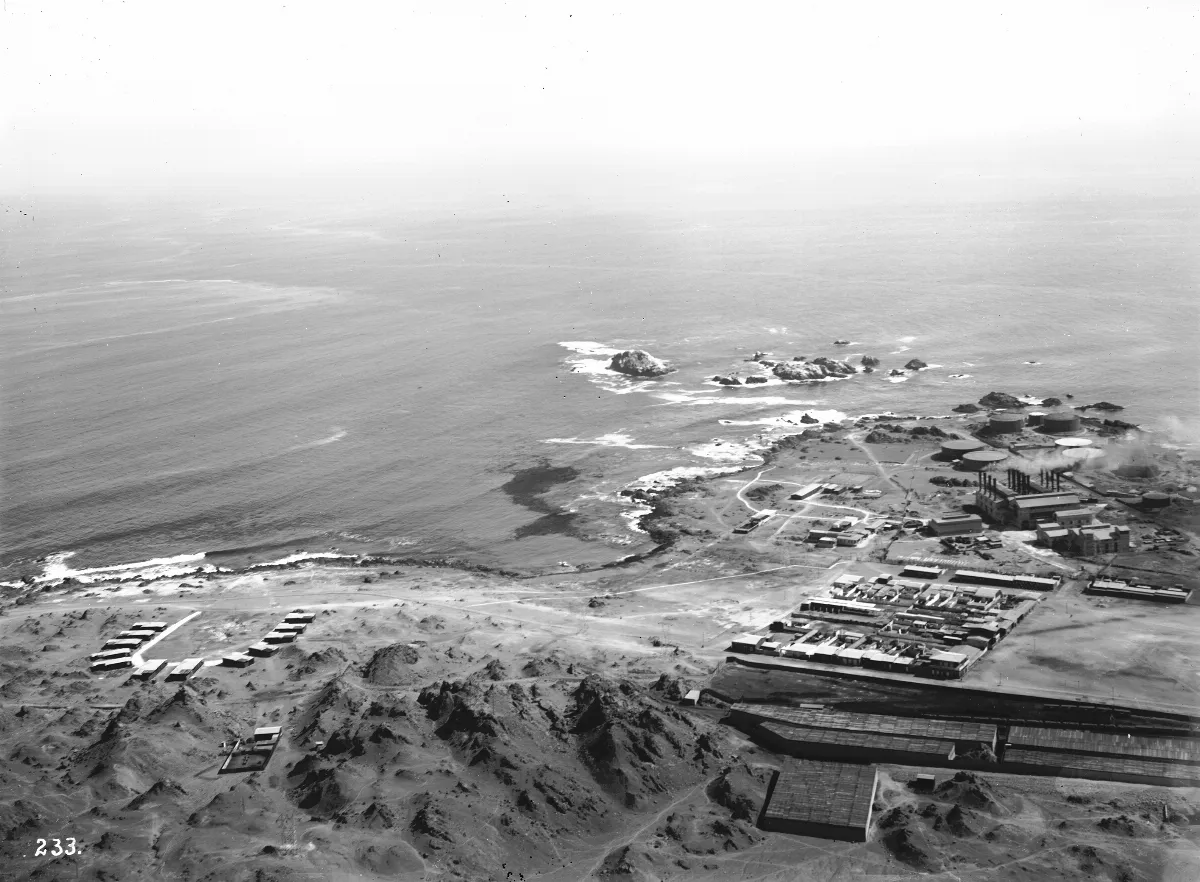 Central Termoelectrica en Tocopilla, 1915 — Central Termoeléctrica de Tocopilla — 1915 | Chile de Ayer