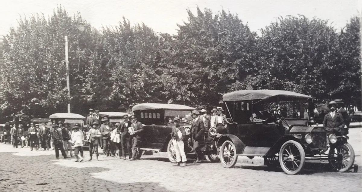 Plaza de Concepción en 1918 — Plaza Condell — 1918 | Chile de Ayer