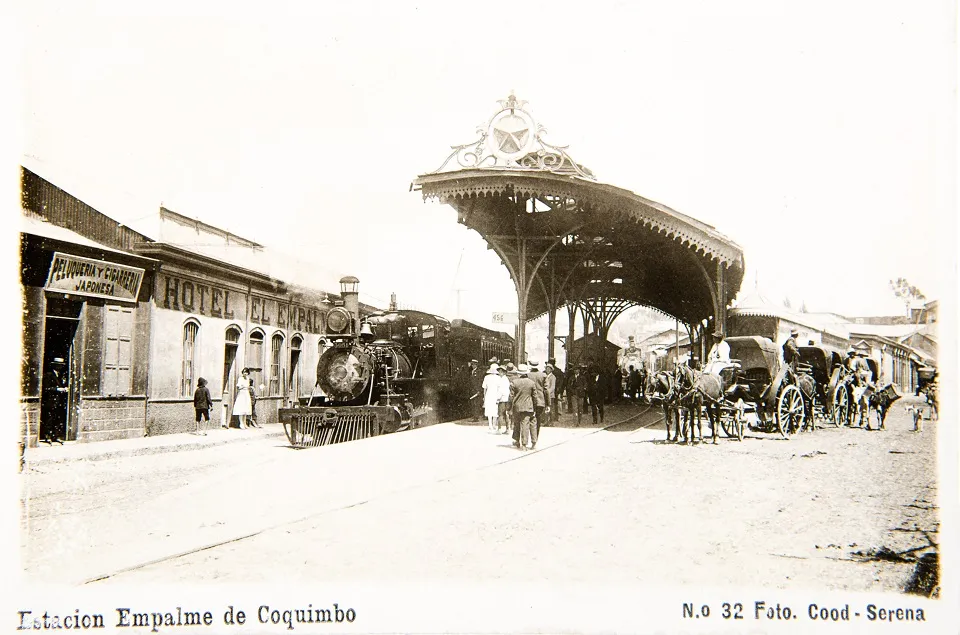 Estación empalme de Coquimbo, circa. 1910 — 1910 | Chile de Ayer