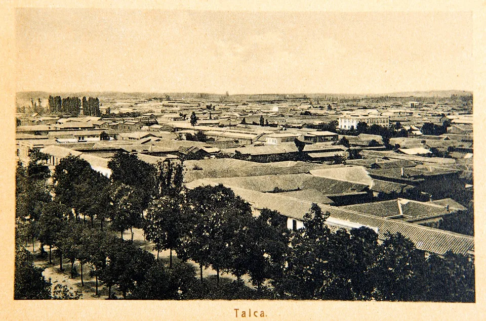 Panorámica de la ciudad de Talca ca. 1915 — 1915 | Chile de Ayer
