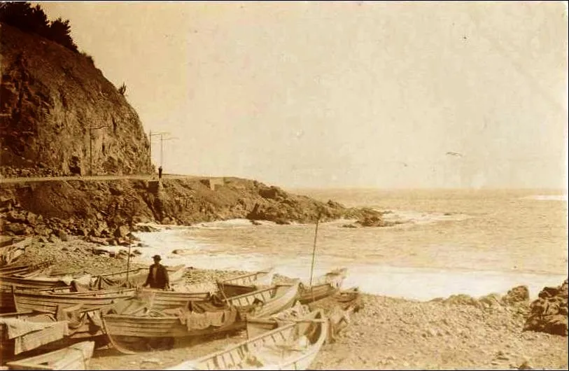 Caleta El Membrillo en 1905 — Caleta El Membrillo — 1905 | Chile de Ayer