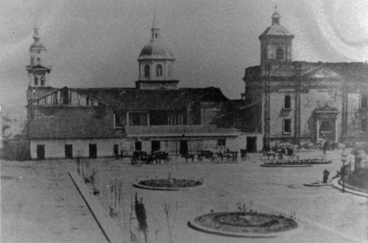 Plaza de Armas de santiago en 1860 — Plaza de Armas de Santiago — 1860 | Chile de Ayer